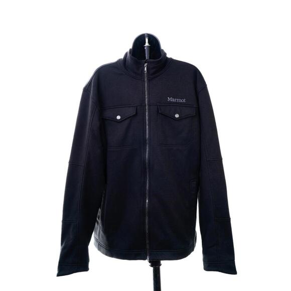 Marmot Other - Marmot Hawkins Polyester Fleece Jacket Button Chest Pockets Men's Sz L